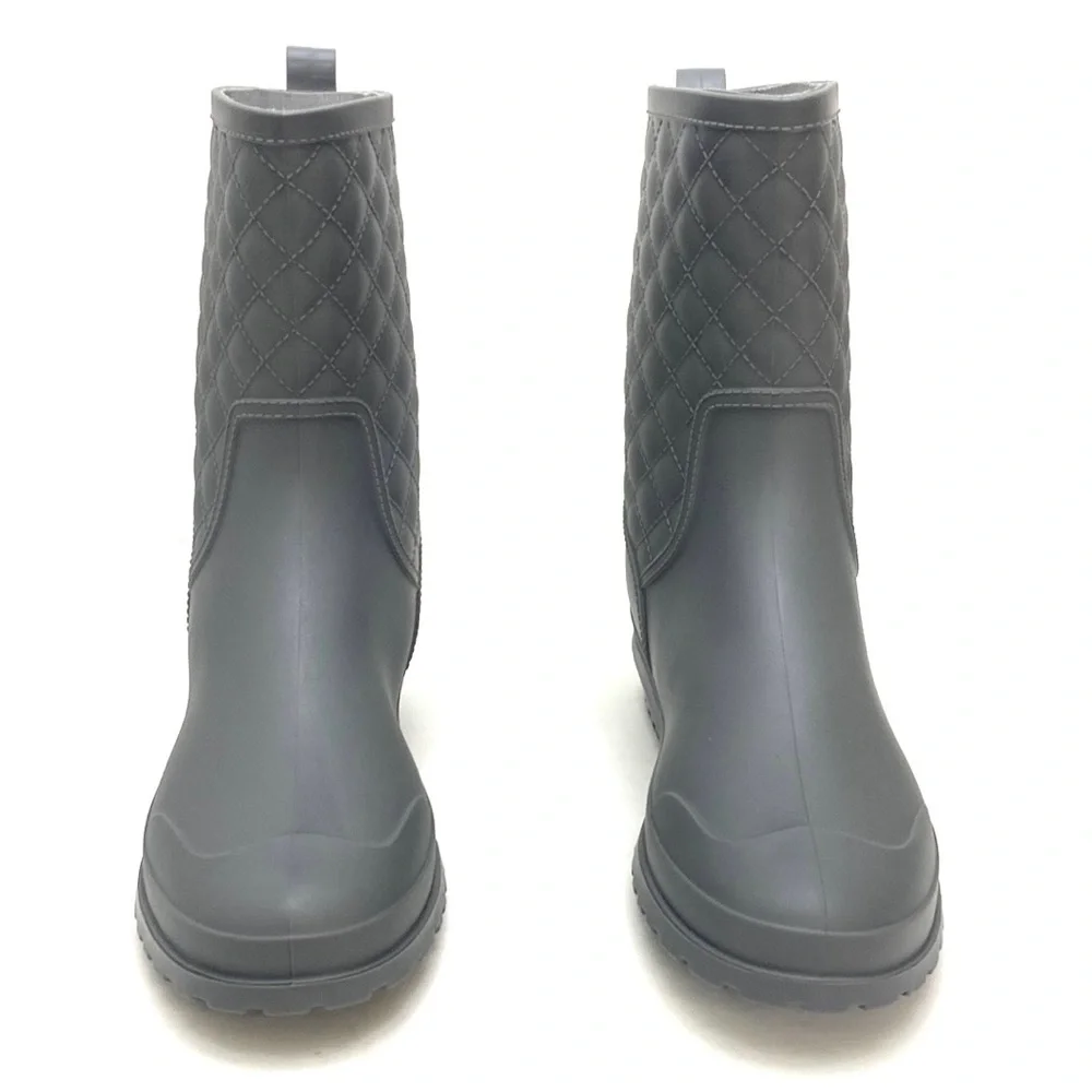 Petrass Women's Grey Waterproof Rain/Gardening Boots